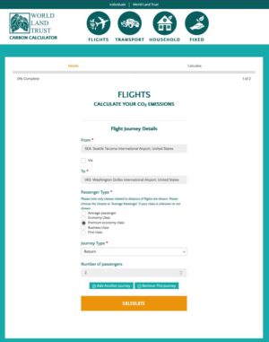 Αριθμός άνθρακα παγκόσμιας γης εμπιστοσύνης